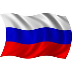 Флаг России шелковй, в ассортименте