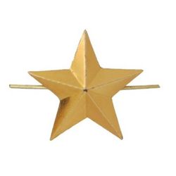 Звезда на погоны пласт. на закрутке, малая 13 мм, иссиня-черная