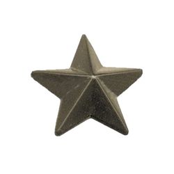Звезда на погоны пласт. на закрутке, малая 13 мм, защ.