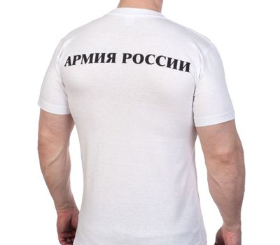 Белая футболка с рисунком "Вежливые люди".